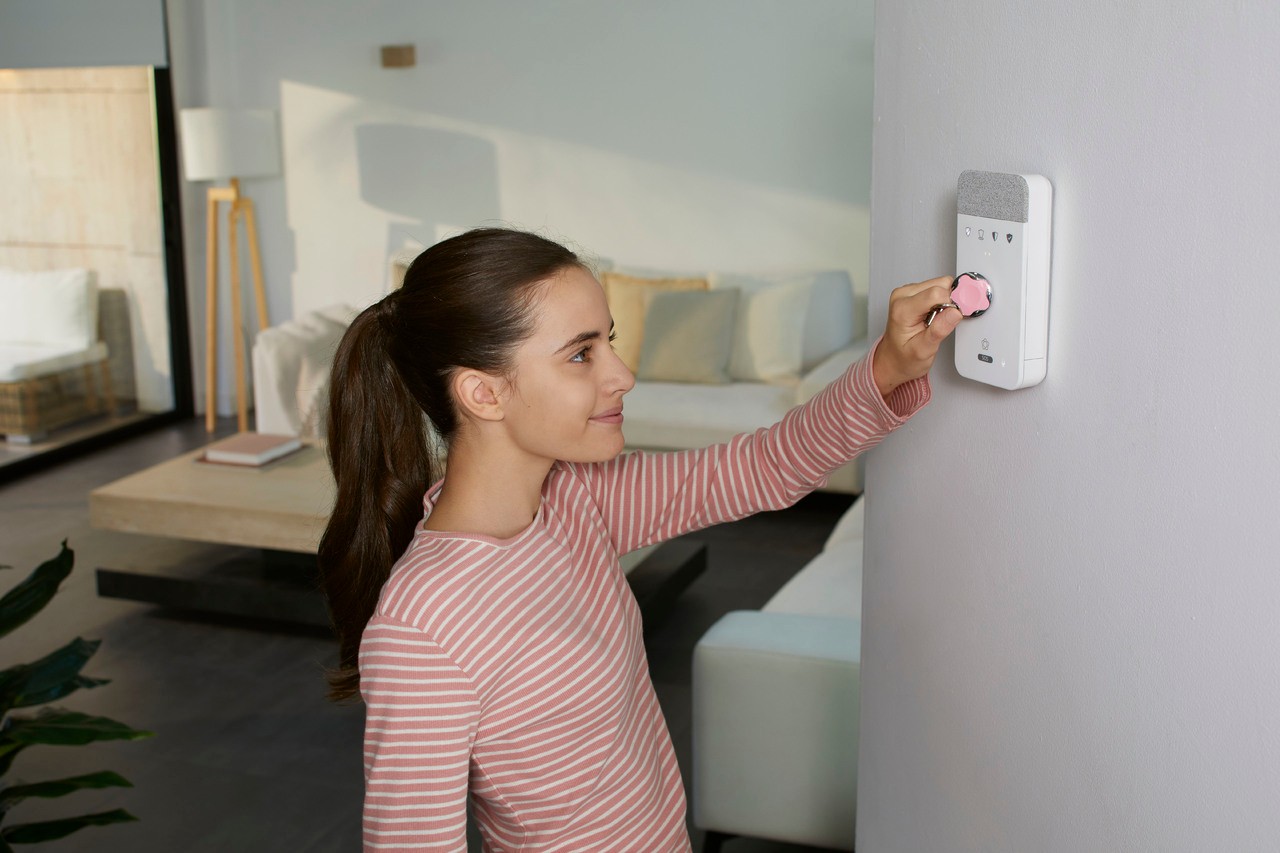 Panel de control de alarma de seguridad