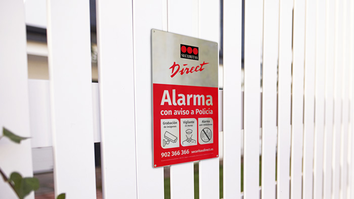 Placa de alarma de seguridad